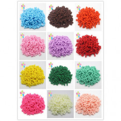 8mm Mång Färg Pompom Päls...