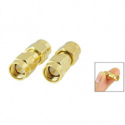 2015 5 St Guld Tona Sma Manlig Till Sma Manlig Plugg Rf Koaxial Adapter Connector