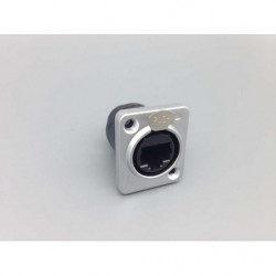 Rj45 Vattentät Kontakt Sockets Rj45 Kvinna Kontakter Ethernet Kontakt Ip65 Panel Montera Rj45 Kontakt