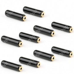 10 St 2 5mm 4 Pol Kvinna 4 Spår Jack Audio Connector Audio Lödning Diy Adapter