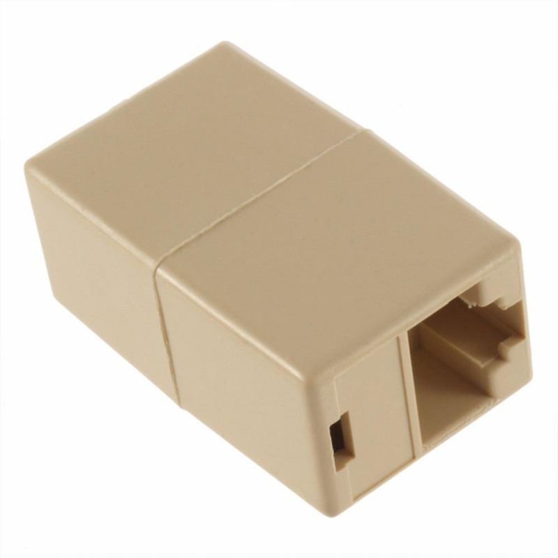 Rj45 För Cat5 Ethernet Kabel Lan Hamn 1 Till 2 Uttag Splitter Connector Adapter2425 Ssist