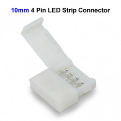 10mm 4 Stift Connector För Smd 3528 5050 Rgb Led Remsa Led Pcb Styrelse Connector Svetsning