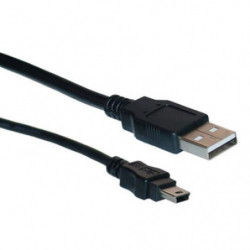 Dsha Usb Typ En Manlig Minib Manlig Kabel 5 Stift Svart 3 Ft