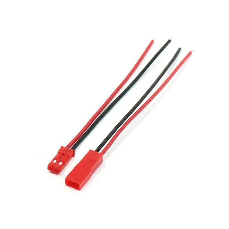 Dsha 5 Par 22awg Kabel 2pin Jst M F Plugg För Rc Batteri Motor Förbindelse