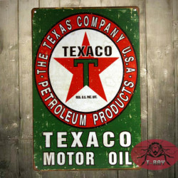 Bricka Texaco Gas 8 Inch X...
