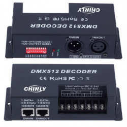 4 Channel X 5a Rgbw Dmx 512 Led Avkodare Kontroller Dmx Dimmer Använda Sig Av För Dc1224v Rgbw Rgb