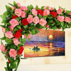 250cm Falsk Silke Roses...