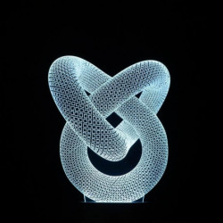 Fs2876 Modern Generation HÄpnadsvÄckande 3d Led Lampa Tabell Skrivbord Eller Natt Ljus 3dlamp