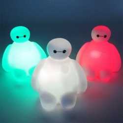 Led Färg Byta Natt Ljus Tecknad Serie Baymax Led Energi Sparande Lampa Bebis Rum Natt Led Ljus Lampa