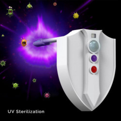 Uppgraderad Version Rörelse Sensor Led Toalett Natt Lights Uvc Ljus Vattentät Design Med 2 Lägen I
