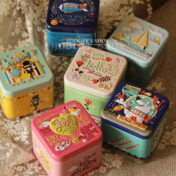 6pcs Lots Tenn Låda Zakka...