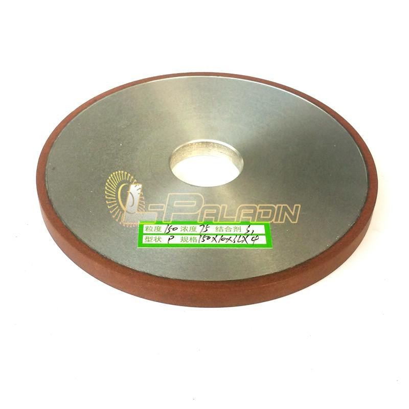 150 X 10 X 32 X 4 Mm Platt Diamant Slippos Trunc Slipning Hjul För Legering Stål Keramisk Glas Jade