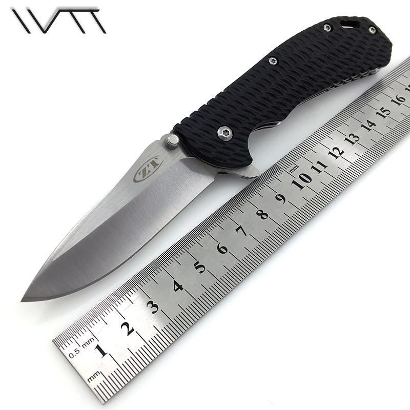 Wtt Taktisk Hopfällbar Jakt Kniv 5cr13 Blad Verktyg Bekämpa Camping Edc Ficka Knivar För överlevnad