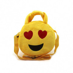 Söt Emoji Bärbar Handväskor...