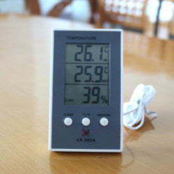 Lcd Digital Termometer Hymeter Inomhus Utomhus Temperatur Meter Inomhus Fuktighet Meter Med Temp Sensor