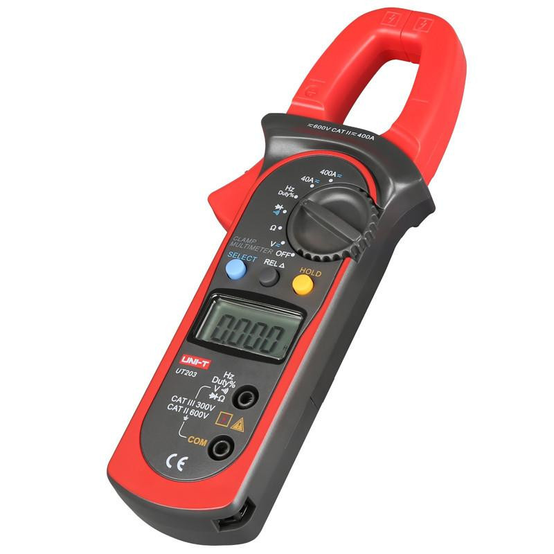1 St Enhet Ut203 Ut 203 Digital Klämma Multimeter Ohm Dmm Likström Växelström Nuvarande Voltmeter