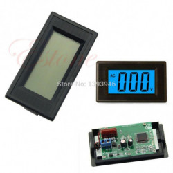 Blå Digital Lcd Panel Meter Voltmeter Krets Spänning övervaka 2tråds Växelström 80500v