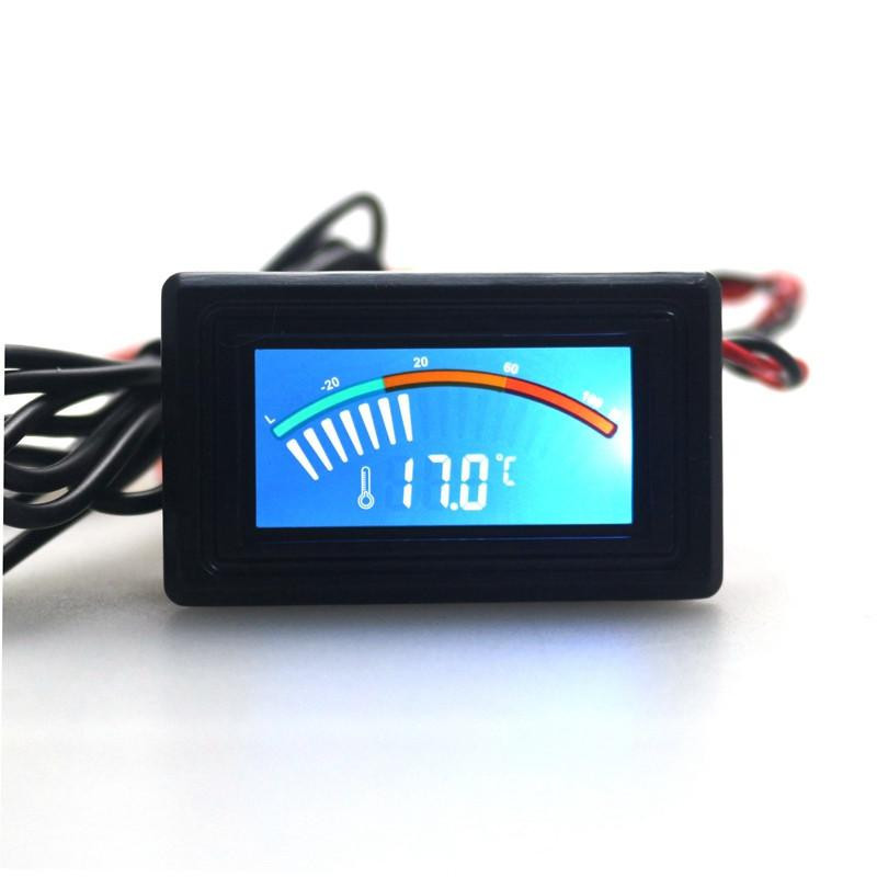 Digital Lcd Pekare Termometer För Pc Modding Med C F Bil Vatten Temperatur Meter Mätare För Dator