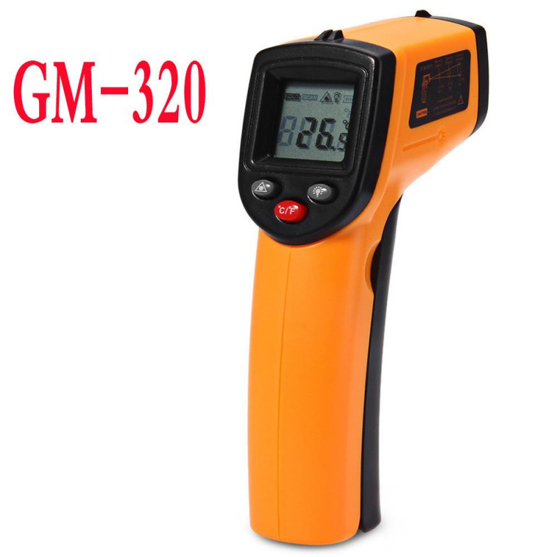 Digital Infraröd Termometer Temperatur Testare Ir Laser Temperatur Räckvidd 50 Till 380c Lcd Visa Ir