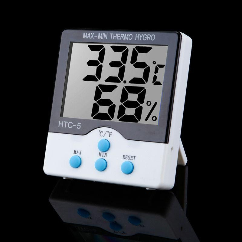 Digital Lcd Termometer Hymeter Elektronisk Temperatur Fuktighet Meter Hem Kök Inomhus Väder Station