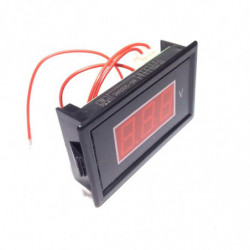 Mini Digital Voltmeter Växelström 60v500v Volt Led Panel Mätare Testare Röd Tre 0