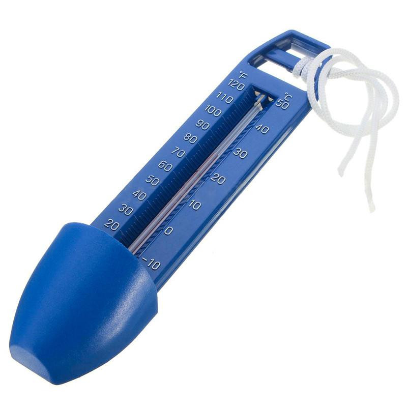 Flytande Simning Slå Samman Spa Badkar Bad Temperatur Termometer Blå