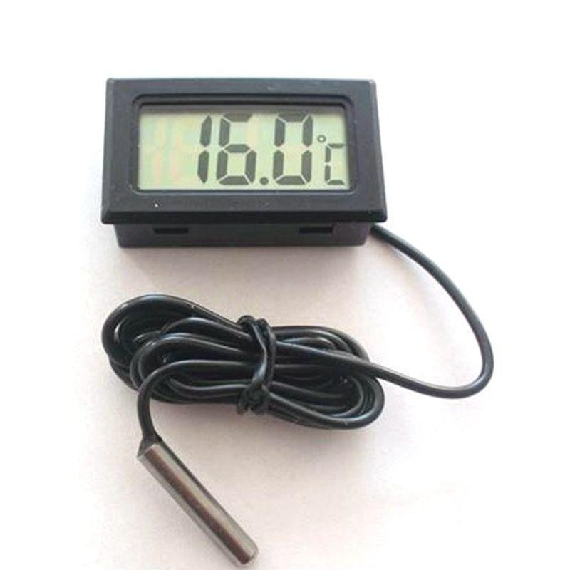 50 70 Celsius Digital Kylskåp Frys Termometer Temperatur Meter Med Lcd Visa