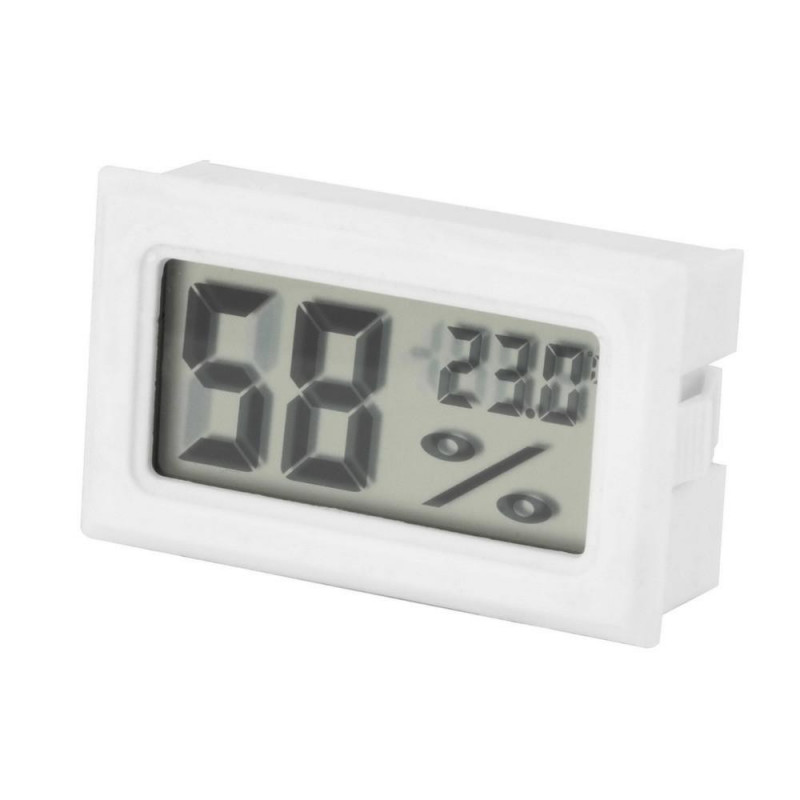 Mini Digital Lcd Inomhus Bekväm Temperatur Sensor Fuktighet Meter Termometer Hymeter Mätare Ssist