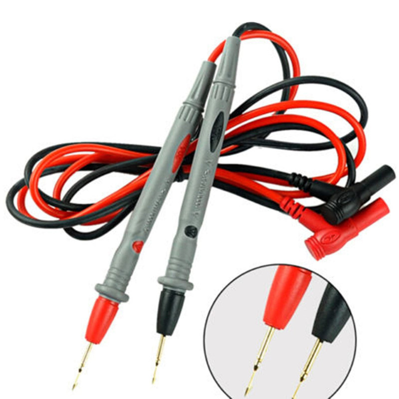 1 Par Sond Testa Leads Stift För Digital Multimeter Nål Tips Meter Mång Meter Testare Leda Sond Tråd