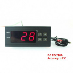 Likström 12v Digital Lcd Termostat Regulator Temperatur Kontroller Termo Kontroller Med Sensor Mh1210a