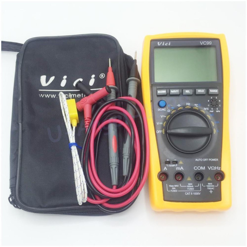 Vichy Vc99 3 6 7 Bil Räckvidd Digital Multimeter Med Väska Vici Vc99