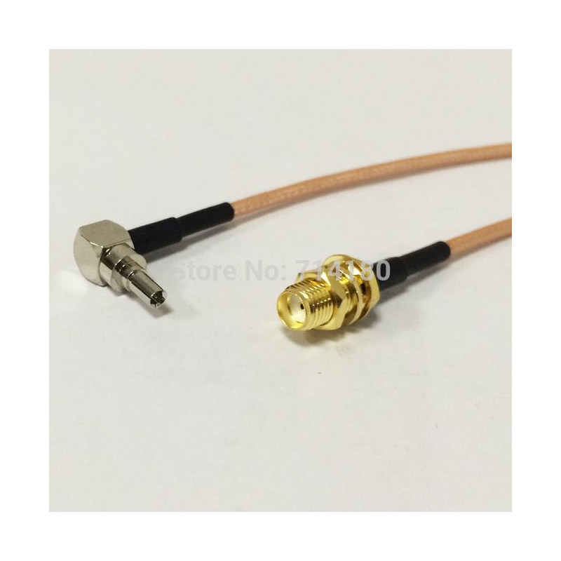 Rf Sma Växla Crc9 Hårpiska Kabel Sma Kvinna Skott Connector Växla Crc9 Manlig Höger Vinkel Connector