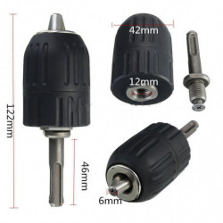 13mm Ofessionell Hss Keyless Borra Chuck Med Sds Adapter Hårdvara Verktyg Del