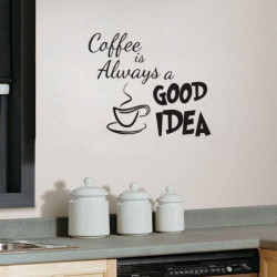 Diy Vägg Dekal Kaffe Är...