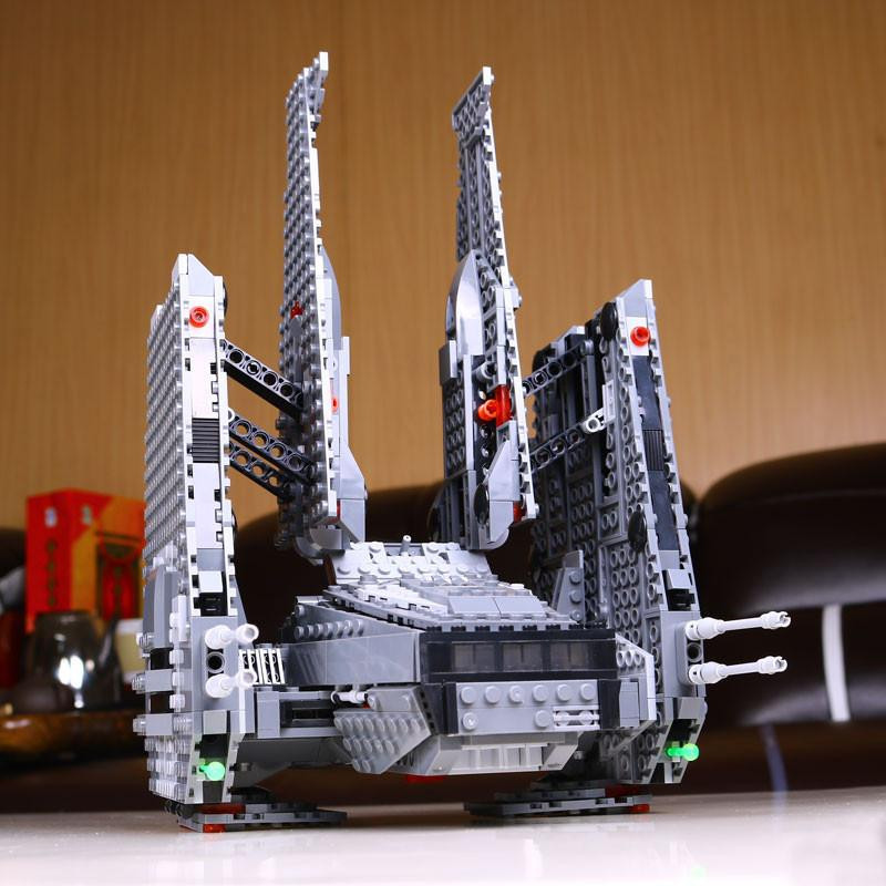 Lepin 05006 Stjärna Wars Stjärnornas Krig Minifigures Kylo Ren Kommando Shuttle Byggnad Blocks Tegelstenar