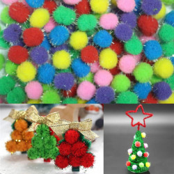 10 15 20mm Glitter Pompon...