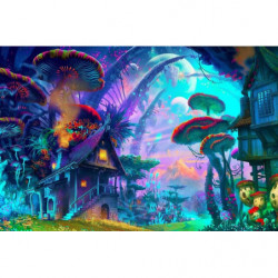 Ritning Natur Psychedelic...