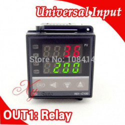 48 X 48mm Rkc Digital Temperatur Kontroller Termostat K J E S R Pt100 Inmatning Relä Oduktion För Ägg