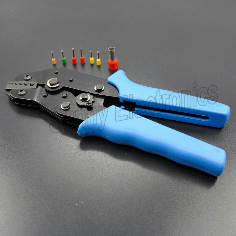 Mm2 Bootlace Skoning Crimper Crimp Verktyg Sladd Slutet Terminaler Ratchet Crimper