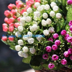1 Pcs Skön Mini Silke Roses...