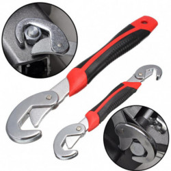 2pack Multifunktionell Universell Snabbt Snap 39 N Grepp Justerbar Uttag Huvud Rycka Spanner Krom Vanadin