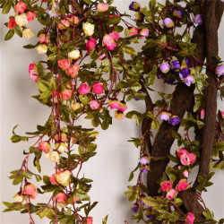 220cm Falsk Silke Roses...