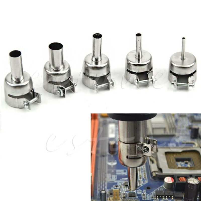 5pcs Universell Värme Pistol Motstå Munstycken Värme Luft Guns Löda 45x24mm