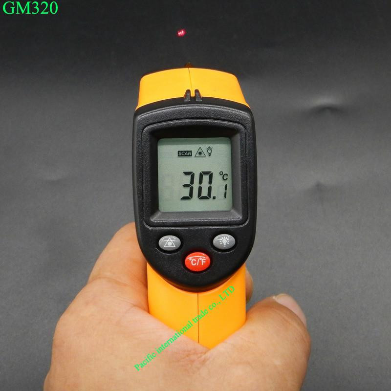 Gm320 Ingen Kontakt Ir Infraröd Termometer 50 Till 380c Digital Laser Temperatur Meter Sensor Pistol