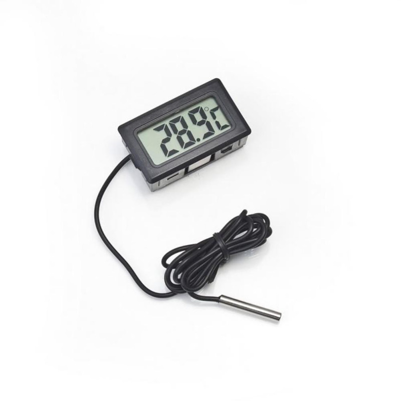 Digital Lcd Sond Kylskåp Frys Termometer Termograf För Kylskåp 50 110 Grad